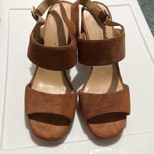 Banana Republic Suede Block Heels Size 9